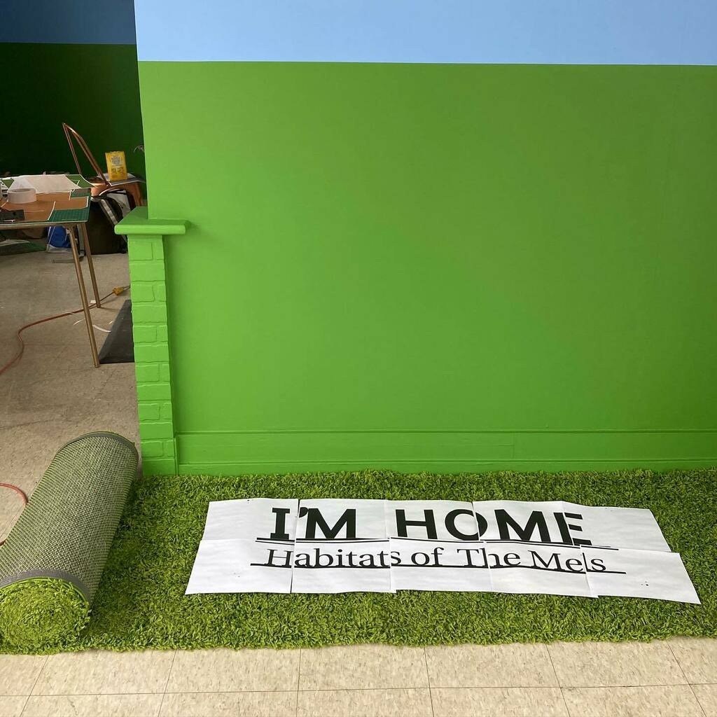 MelKeiser's tweet photo. Sneak peek of the new exhibition, “I’m Home: Habitats of The Mels” at the Museum of The Mels will open on April 16! Mark your calendars!
#sneakpeek #comingsoon #exhibition #chicago #chicagodcase #museumofthemels @wedgeprojects https://t.co/3GrnhkOlmq https://t.co/rBVmvNS3n1