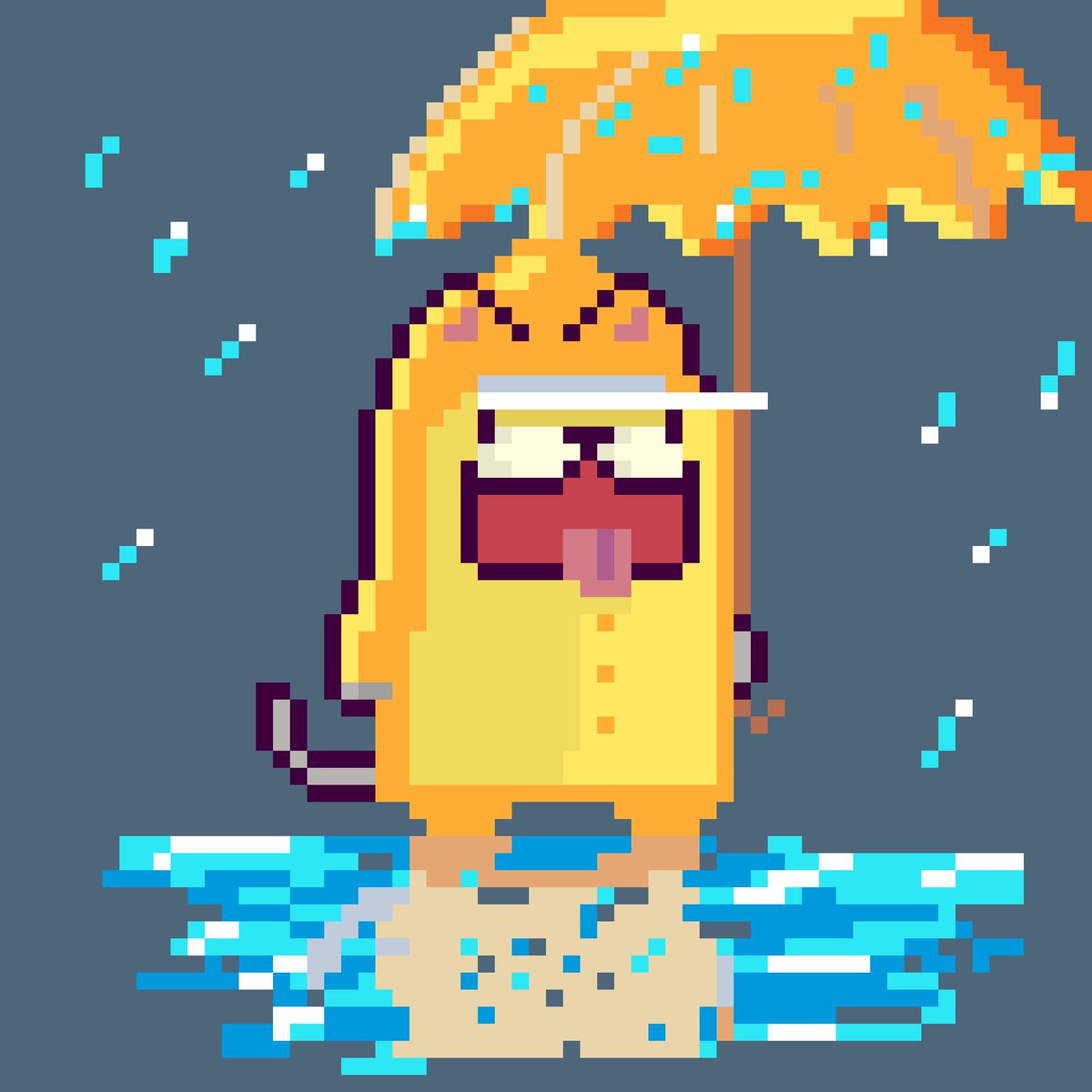 Rainy cat 😺🌧️

During the rain, we can see a cat in a striking yellow dress come out and play in the rain. He's always taking your hand out to play together.☂️💦

Price 0.005 ETH (polygon)🤝

opensea.io/assets/matic/0…
#NFTTHAILAND #NFTCommmunity #cat #rain #nftcollector