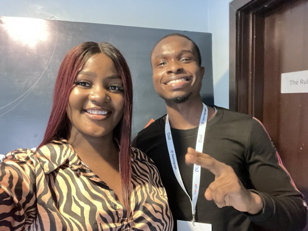 iamtemibabs's tweet image. Met my old-timeys today at #OSCAFest2022 
@Didicodes and @Kolokodess