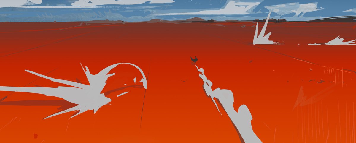ovalgames's tweet photo. A red desert on the first level.

#screenshotsaturday #gamedev #indiedev #conceptart https://t.co/rG7U71Wpl5