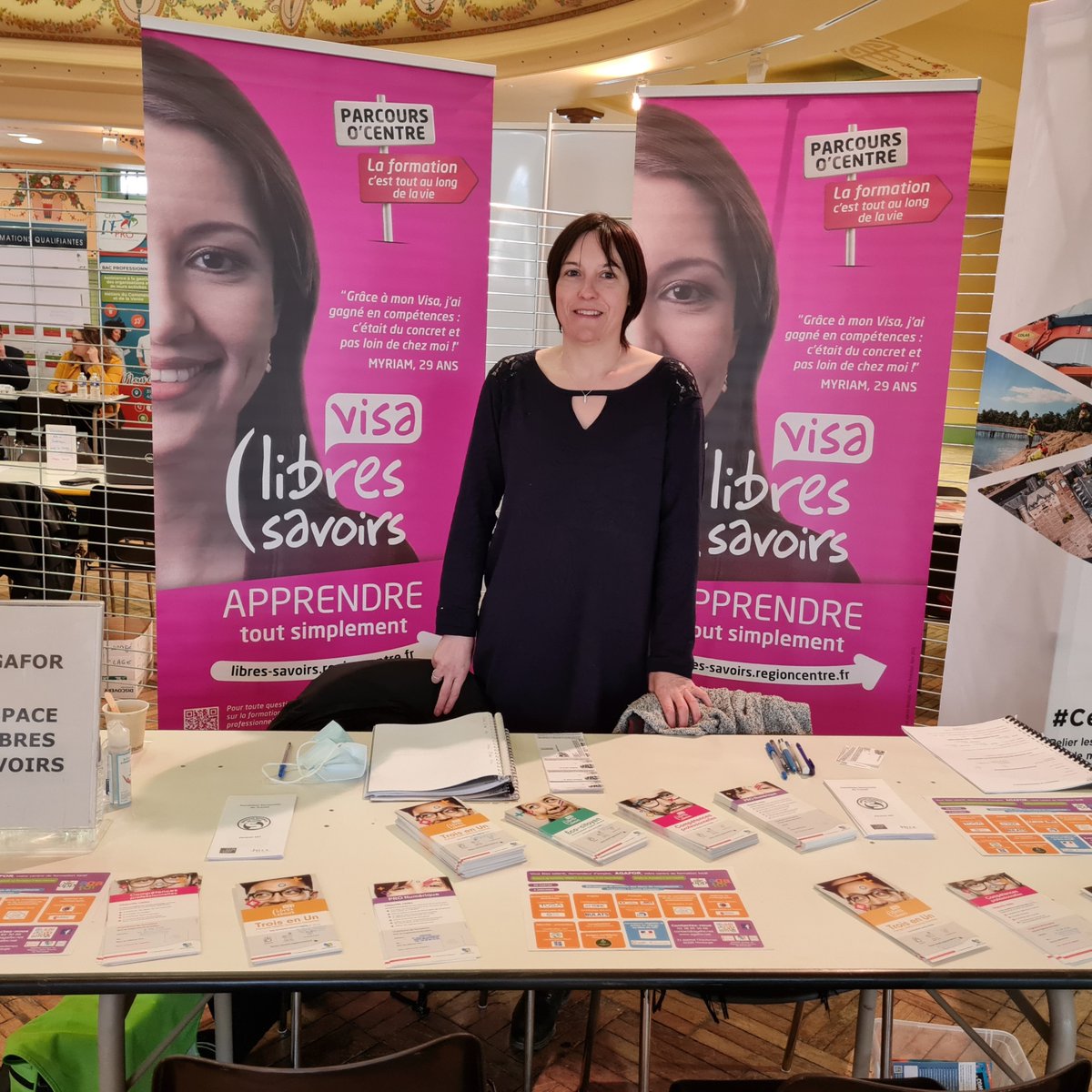 agaformation's tweet photo. ▶️Le Forum de l'Emploi et de l'Alternance a eu lieu les 17 et 18 mars 2022 à la salle des fêtes de #Montargis. Nous y étions pour vous rencontrer. Merci d'avoir été aussi nombreux à prendre RV pour intégrer nos formations !😊
#insertionpro #visaslibressavoirs https://t.co/iuebR5nSE4