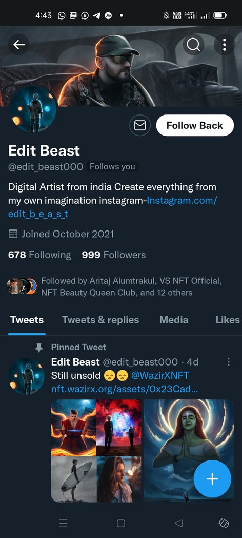 Let me make special ur journey, I'm ur 1000th follower.. congratulations 🎉🎉 <a href="/edit_beast000/">Edit Beast</a>