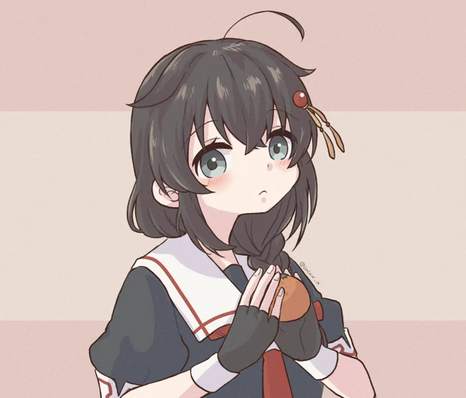 アニメ2期の時雨ちゃん、御髪がもふっとしててすごくかわいい😊 