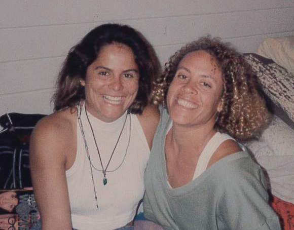 aztecwaterpolo's tweet photo. Honoring these two #AztecForLife water polo alumni, Kristy Fraijo and Carla Gilmore today at the Aztec Aquaplex before our 12:30 game vs. Santa Clara. #SDSUTitleIX50 https://t.co/6cQfOfdQBL
