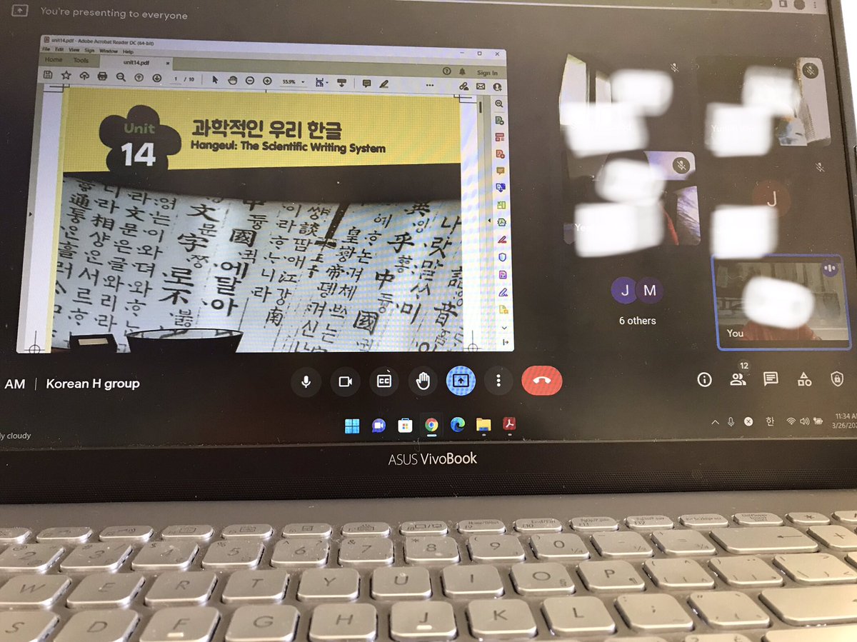 2_korean's tweet photo. 2021-2022 Korean Class

9:00-10:40 Low group 
10:40-10:55 Break time
10:55-12:30 High group
@MarianneKayed @OCSBContEd 
#OCSBILP #Korean #PrayForUkraine  #PleaseStopTheWar https://t.co/BZQaqBRapI