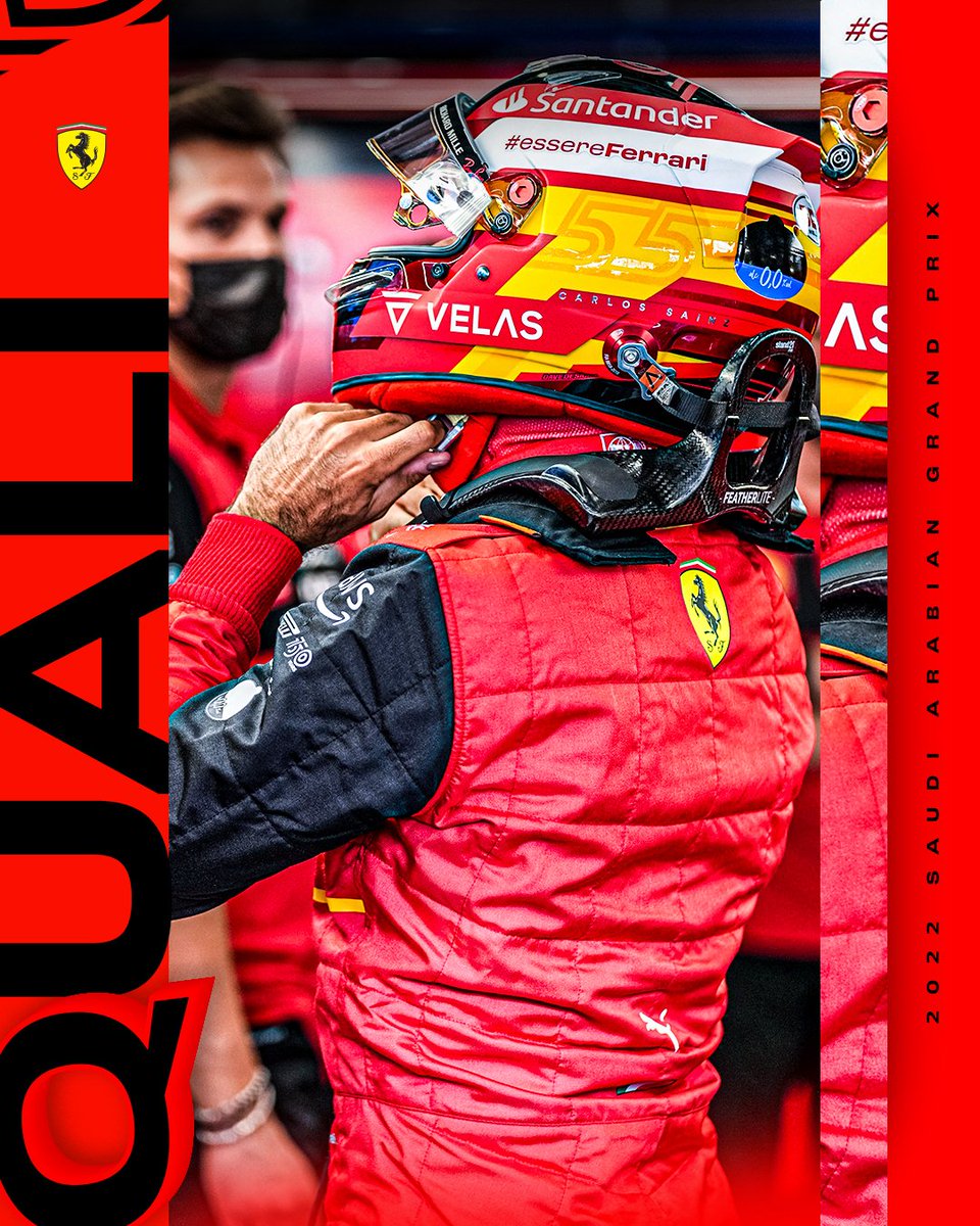 100% effort ahead of #Quali 💪

#essereFerrari 🔴 #SaudiArabianGP