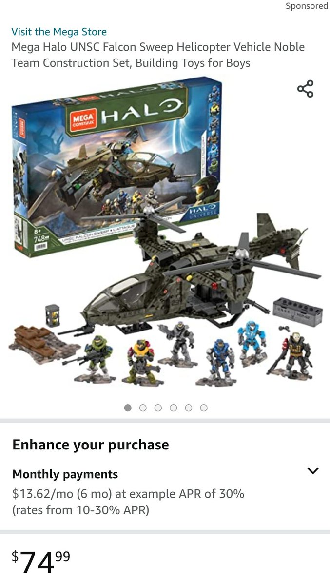 Halo Mega Bloks Falcon 2022