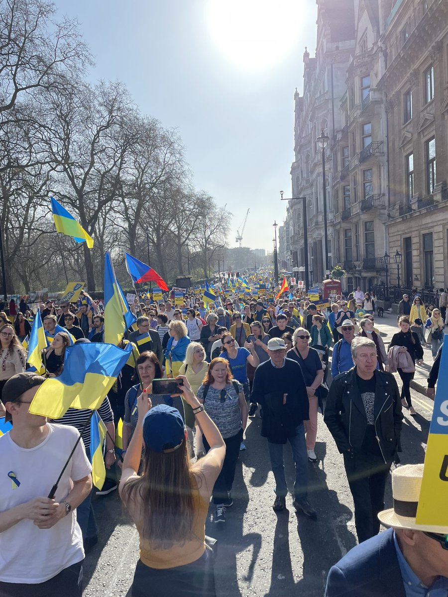 RacingChimp's tweet photo. #LondonStandsWithUkraine https://t.co/pHRhC9QVmg