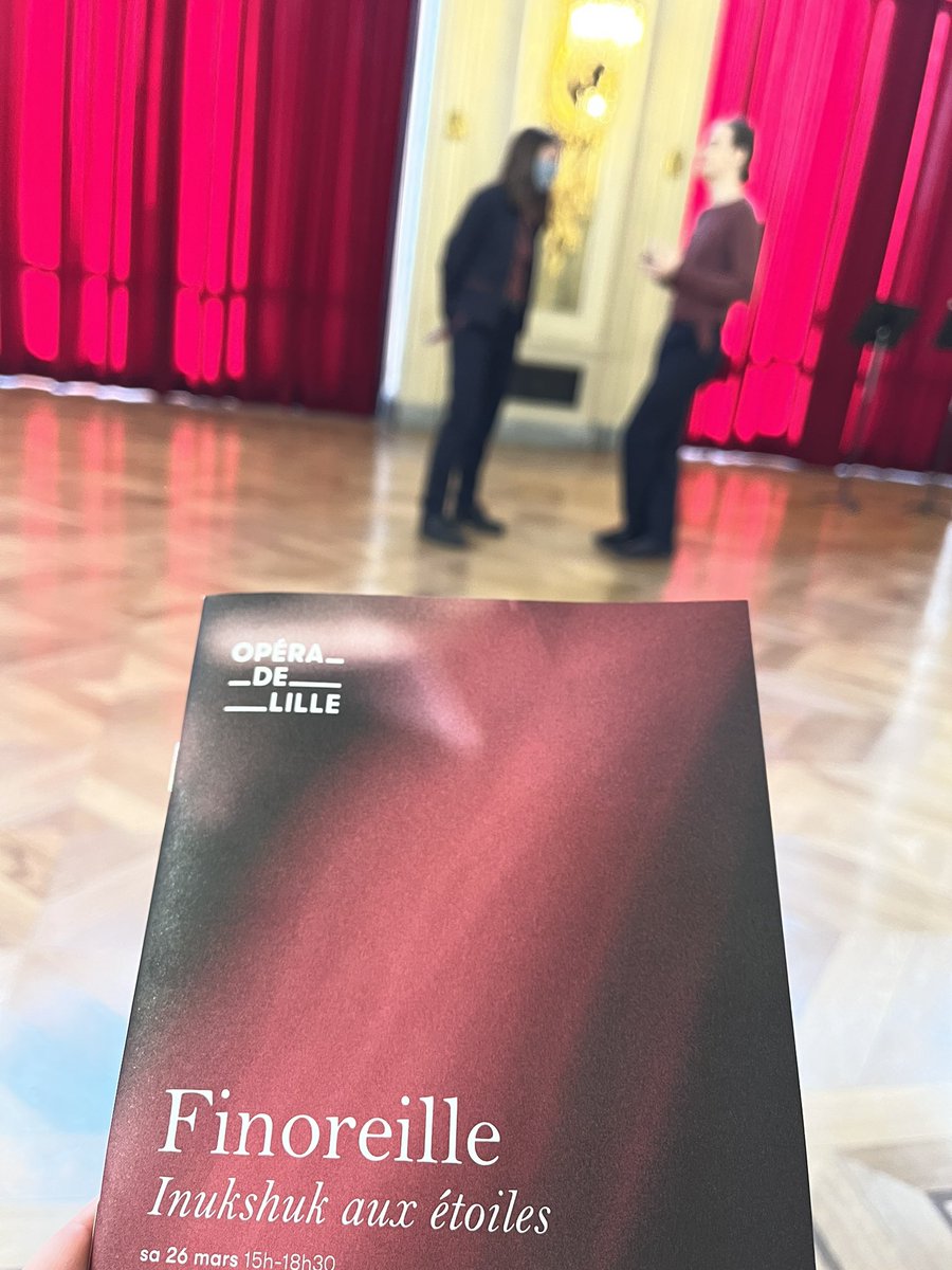 duhamel_vanessa's tweet photo. Les ateliers #Finoreille à l’@operaLille, ce sont 330 enfants réunis pour découvrir et pratiquer l’art lyrique dans un grand projet fédérateur dont l’apothéose se joue tout le we : #Inukshuk aux étoiles, création Dassié-Lamour. Allez les applaudir ! https://t.co/SqIbEArpYF