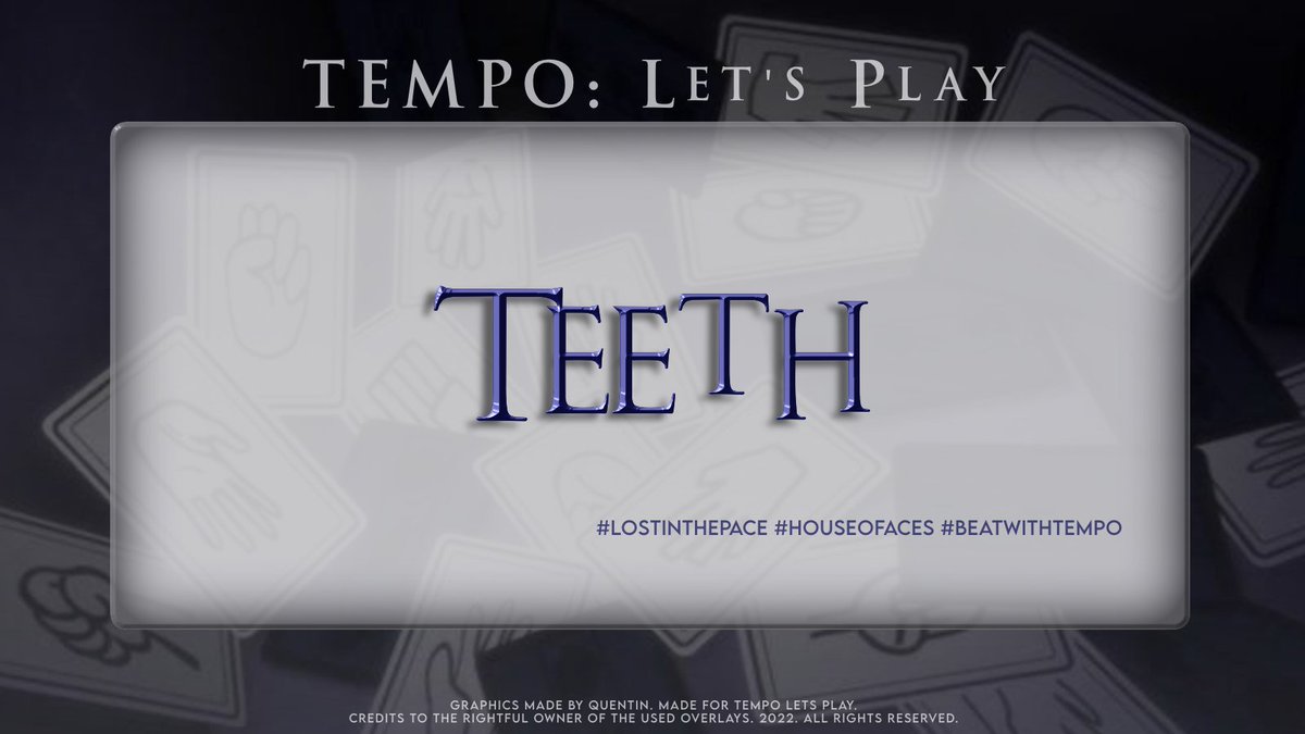 O32722's tweet photo. ⠀⠀
            
     ♛  TEMPO: LETS PLAY ♛ 
       NOW ROLLING THE DICE
    
    ༶•┈ ENCORE SONG ┈•༶ 

              #LostlnThePace 
              #HouseOfAces
              #BeatWithTEMPO
⠀   
⠀⠀ https://t.co/LjC0d97Dmw
