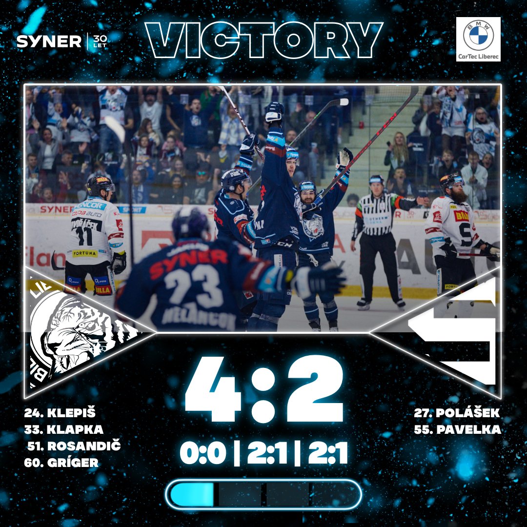 hcbilitygri's tweet photo. ✌️ Tahle série nekončí! Pokračujeme v pondělí na pražském ledě! #BTL https://t.co/kYxhXUEumO