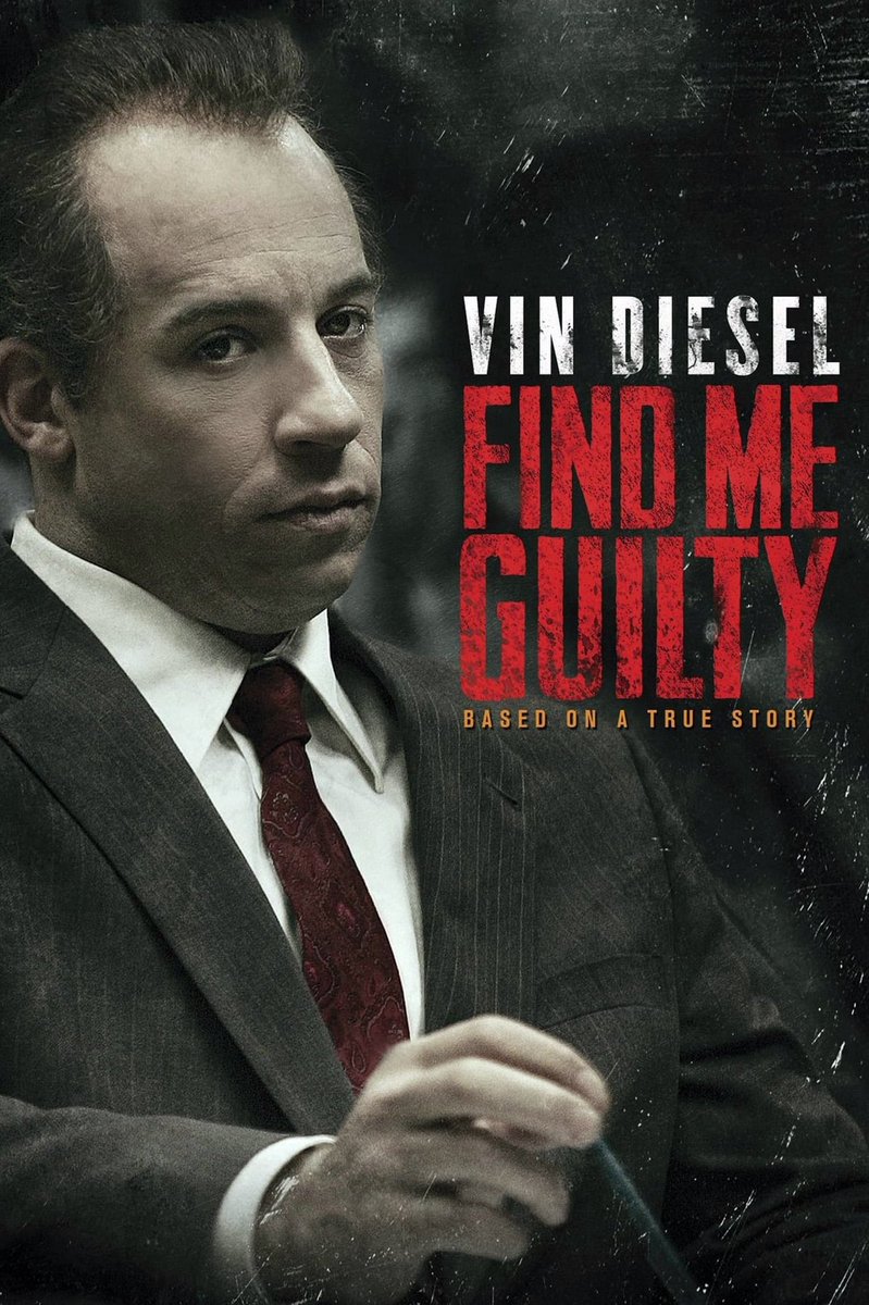 ReelFeelsPod's tweet photo. #BradFest #MovieScavengerHunt
*movie starting vin diesel*

Watching: Find Me Guilty (2006) on @Tubi 

In the late 1980s, a low level gangster named Jackie DiNorscio defends himself in court in what became the longest criminal trial in American judicial history. https://t.co/zKr0DoHMkY