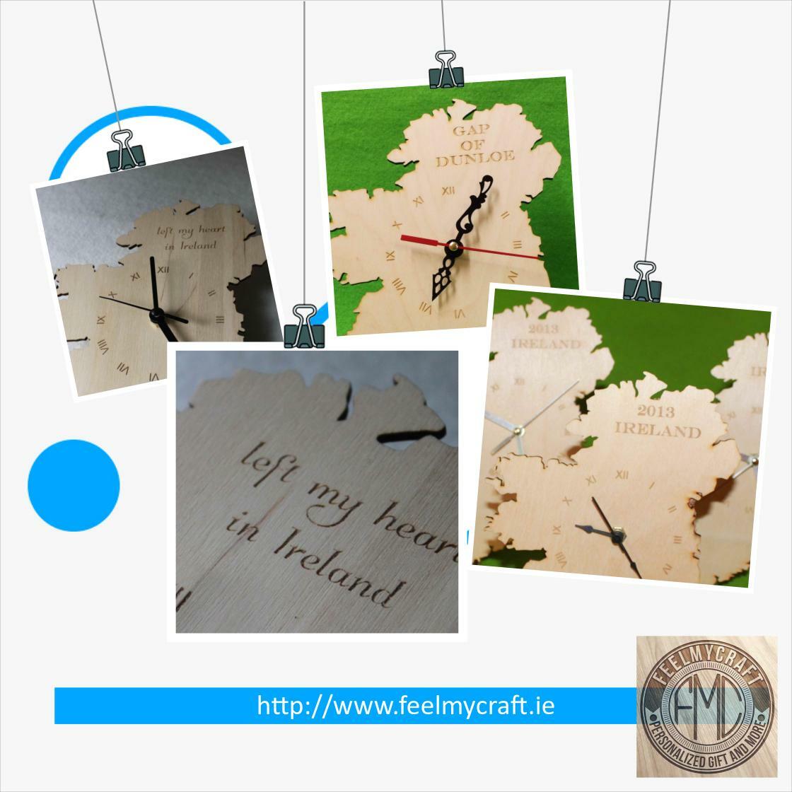 FeelMyCraft's tweet image. Smart Buys! Custom Unique Bespoke Ireland Shape Clock Irish Map Wooden starting from €30.0 at feelmycraft.ie/listing/126702… See more. 🤓 #IrishMap #IrishClock