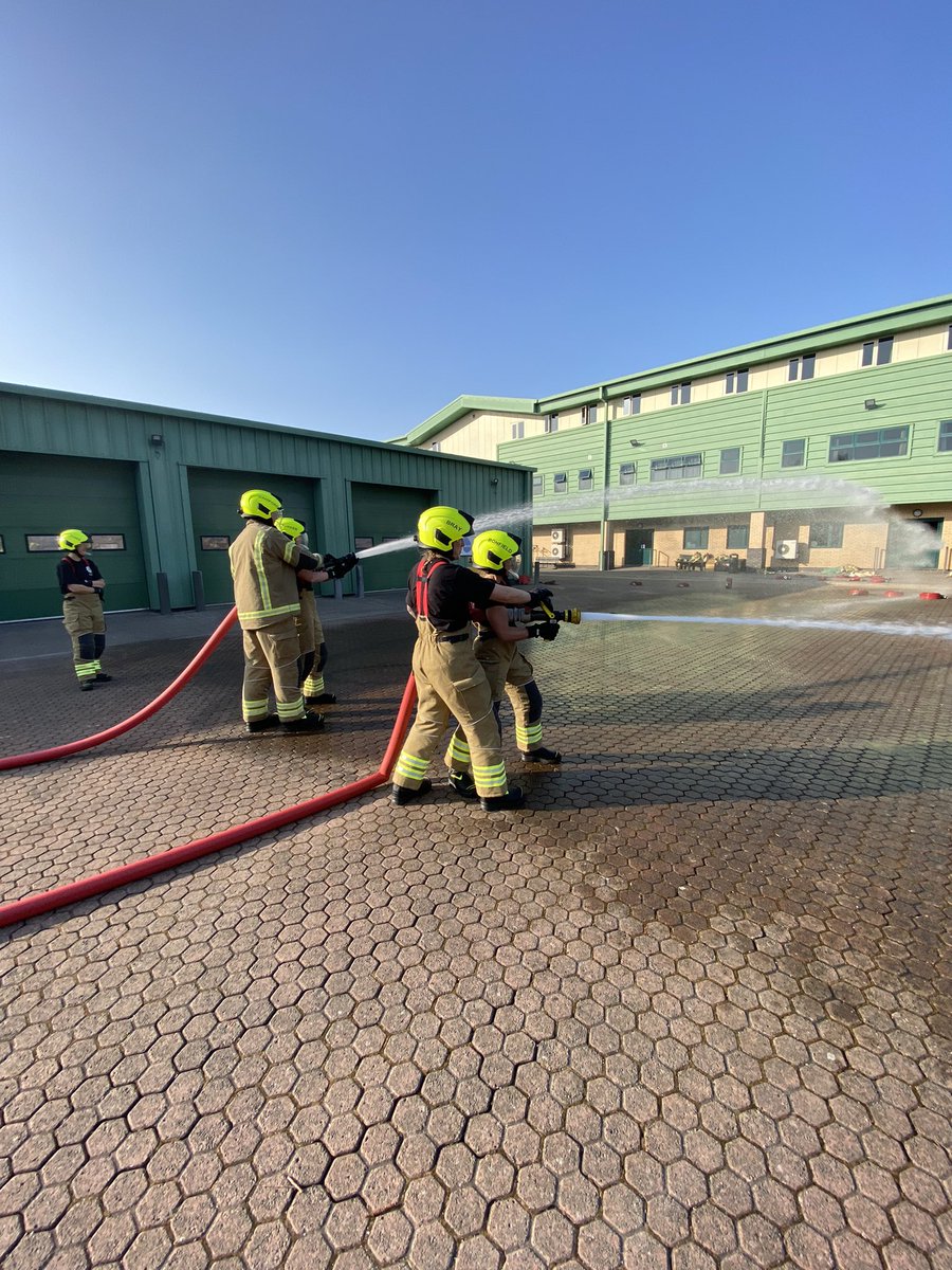 Today we have started core training for <a href="/Glosfire/">Gloucestershire Fire and Rescue Service</a> on-call firefighters, hose running &amp; hydrants