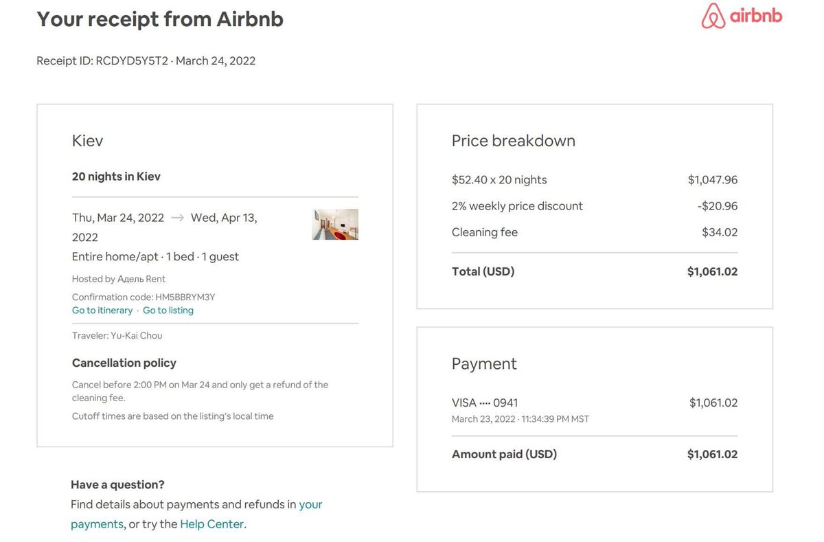 yukaichou's tweet image. For those of you who are curious about my last photo on booking a month long trip to Ukraine via @Airbnb , here I reveal the mystery….I’m not that brave but just trying to help the actually brave people.