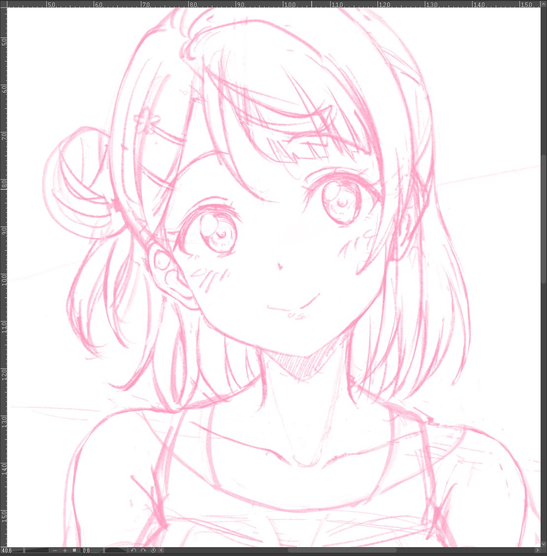 [WIP] iPadで描き味試し中 