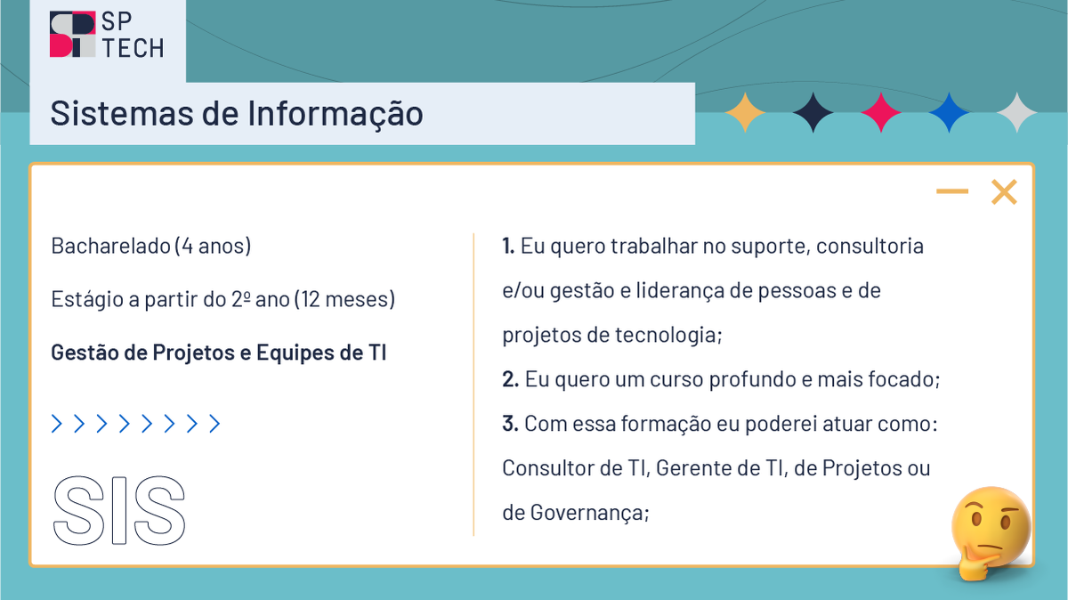 SptechSchool's tweet photo. Sabia? Humm, não sabia que  temos curso de Sistemas de Informação? Então, agora está sabendo. 😉 

https://t.co/LL0ADm9Tpv

#SistemasdeInformacao #Tecnologia #SPTech https://t.co/Am4T4iB6LN
