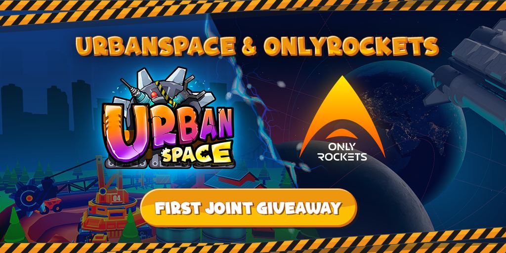 OnlyRocketsio's tweet image. We have THE FIRST JOINT GIVEAWAY with our friends from URBANSPACE! 

They are handing out 50 WHITELIST SPOTS in their community and you can join the giveaway.

Join it: giv.gg/urbanspace-onl… 

⏱ Start: 26/03, 5PM UTC
⏱ End: 27/03, 5PM UTC

#giveaway #PlayToEarn #NFTGame