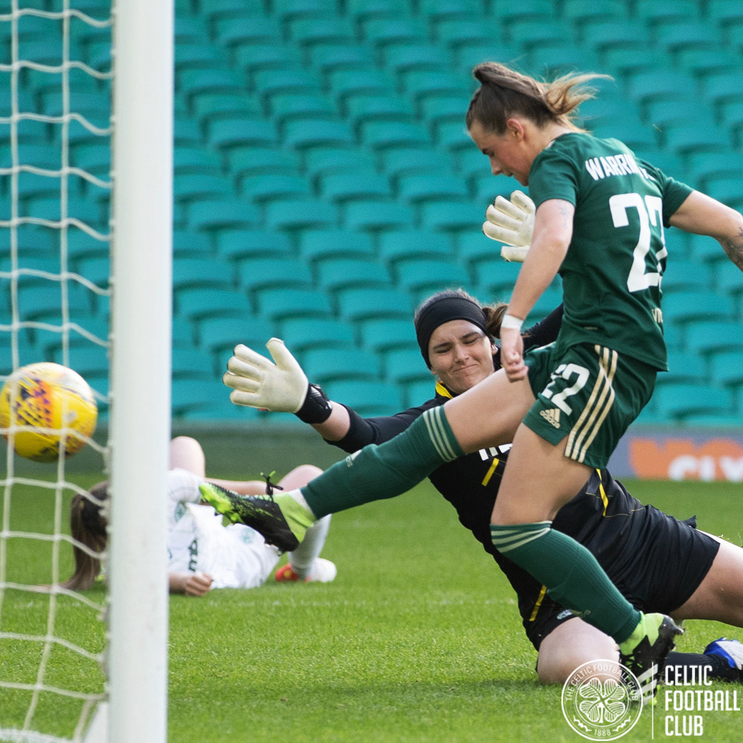 CelticFC's tweet photo. Congratulations on your first #CelticFC goal, Chloe Warrington! 👏

#CELHIB | #COYGIG🍀 https://t.co/D9KJOF72UK