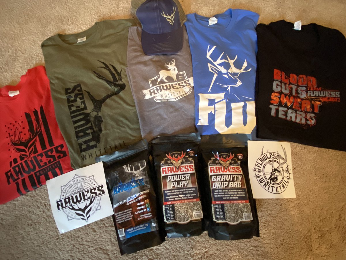 Jbun30's tweet photo. Got some great stuff from Flawless Whitetail in the mail. If you haven’t do so, check these guys out or ask me and I can get you setup. Their products are top notch and actually produce results! https://t.co/ijWfynMLg5