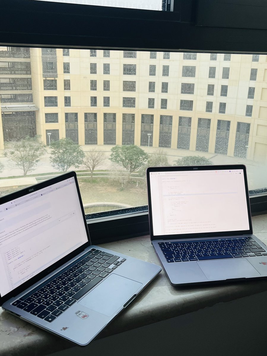_MaryamAlfadhli's tweet photo. I had fun in #programmingjam7 with @LinaAlismail @hawaznturki  🧡🧡 missed coding in java !! #pjam7  #ACMKSA https://t.co/8bdWBwIows