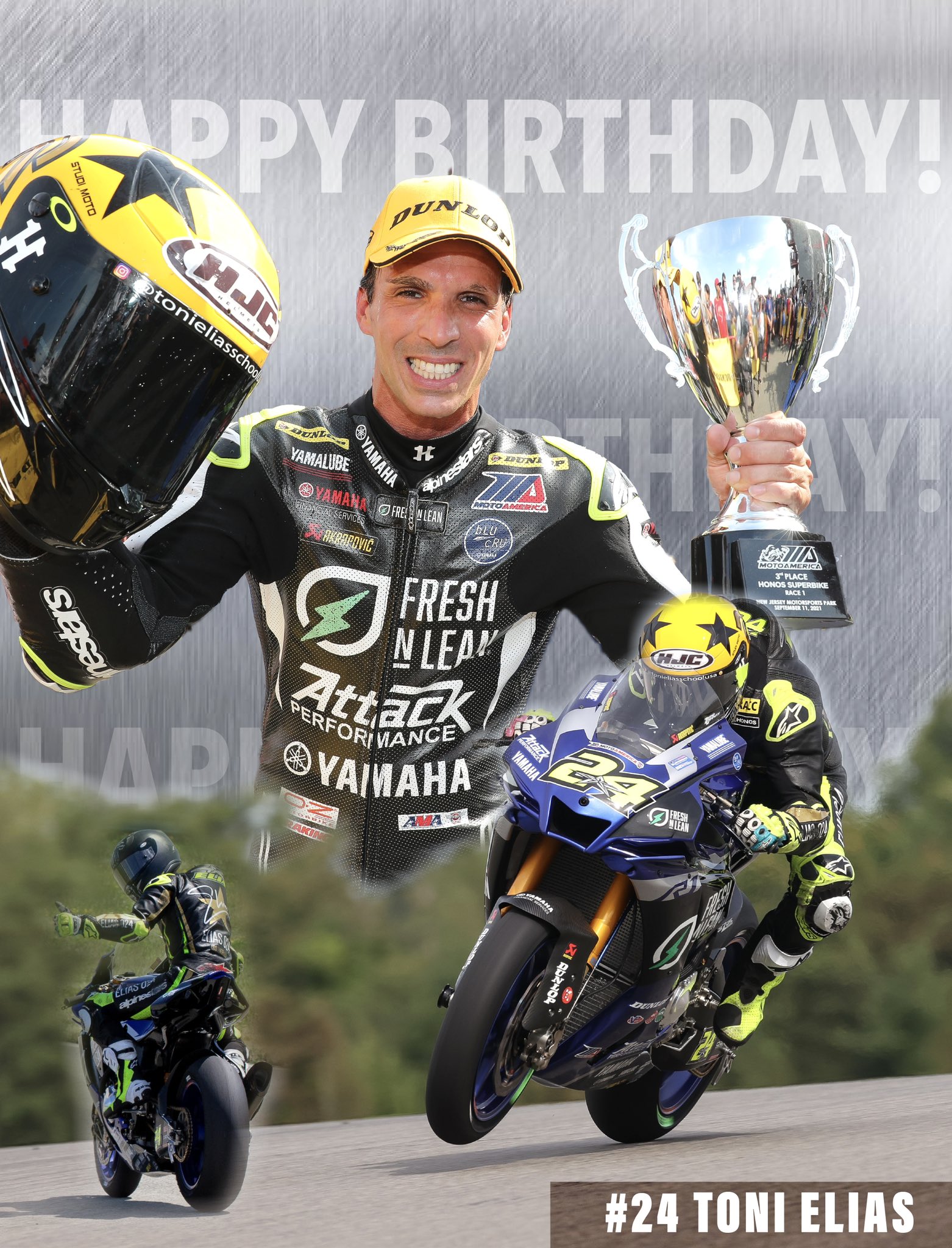 Happy birthday to our 2017 Superbike champion, Toni Elias. Have a fantastic day! 