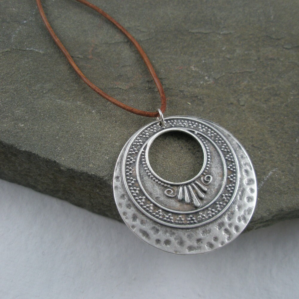 stoneberri's tweet image. Stamped Design Pendant tuppu.net/dd7bcddf #Etsy #Stoneberri #CustomLength