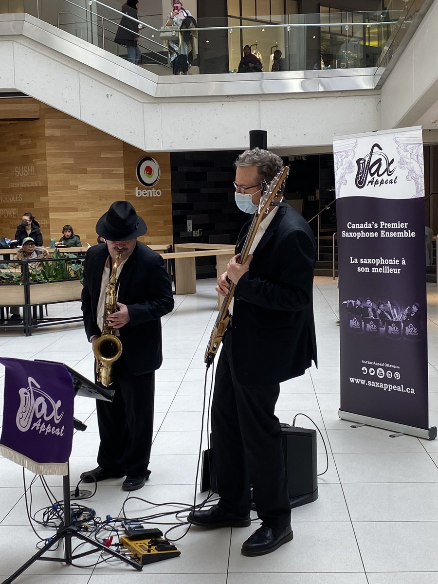 So nice to be booking #livemusic  again @ #rideaucentre in downtown #Ottawa! #saxappeal #ottcity #music