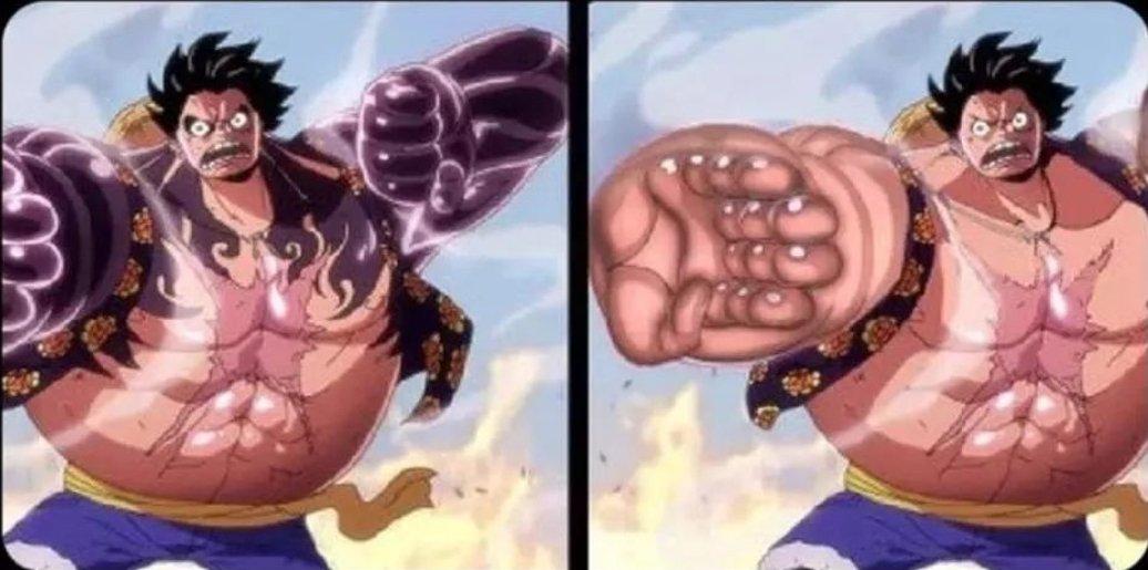 ToeiAnimation3's tweet photo. According to Oda, haki is invisible. Haki was made visible so that viewers would be able to see that haki is being used... so does that mean Luffy's gear 4 actually looks like this 😂

#ONEPIECESPOILERS #luffy #ONEPIECE1044 #ONEPIECE1045 #manga #anime #ONEPIECEカードゲーム #memes https://t.co/9zF1M0eqAr