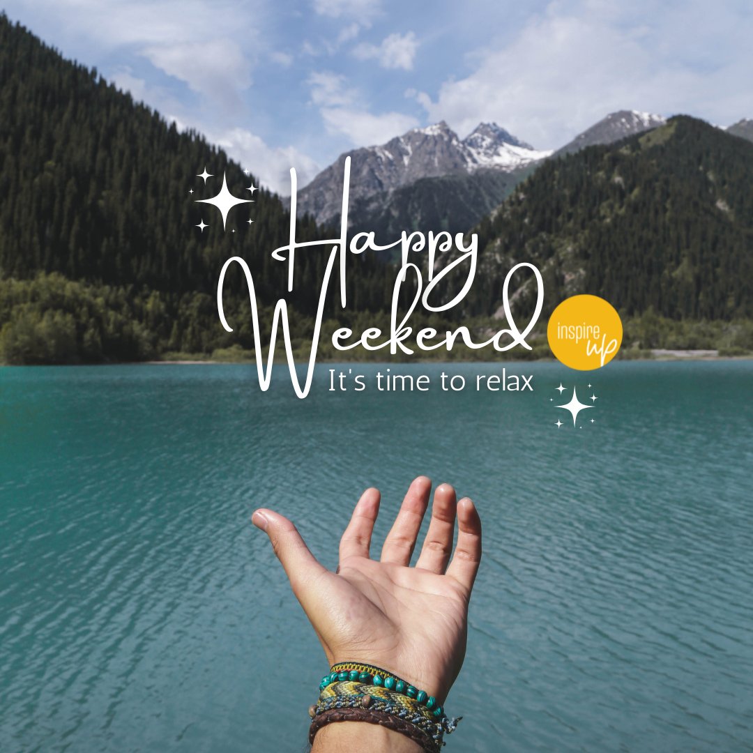 InspireUpFdtn's tweet photo. Three cheers for the weekend! We hope you are soaking up the good life, moments and time to refresh.
..
.
What are your weekend plans?!
#inspireup #weekendvibes https://t.co/83WoR89bTG