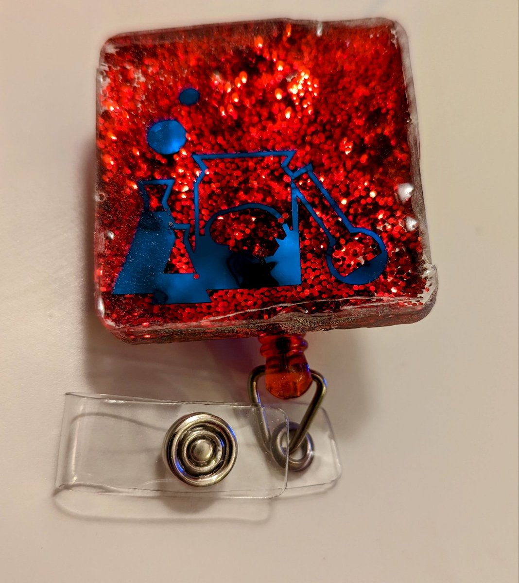 New badge holder being posted. 
#SmallBusinessSaturday