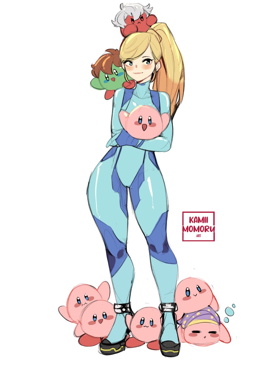 Artfandraws On Twitter Rt Kamii Momoru Samus And Kirby