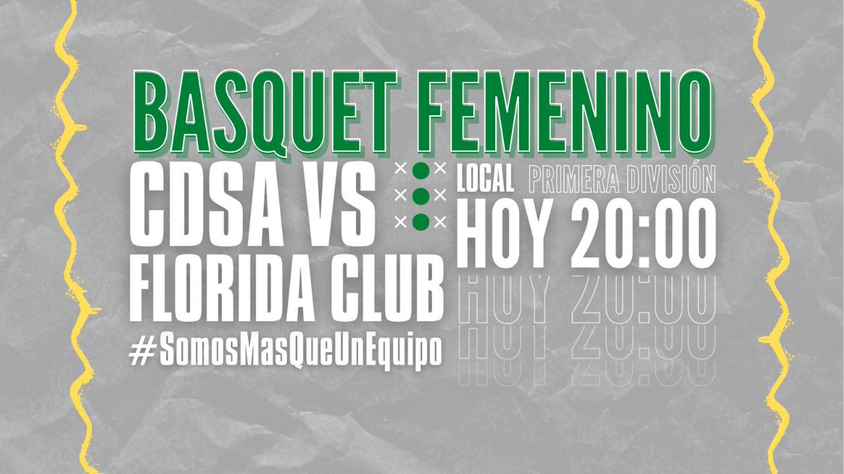 ¡Comienza el torneo de superior de Básquet Femenino!

Jugaremos contra Florida Club de local en esta primera fecha del torneo de <a href="/AFMBOficial/">AFMB Oficial</a> 

#VamosDepor
#SomosMasQueUnEquipo