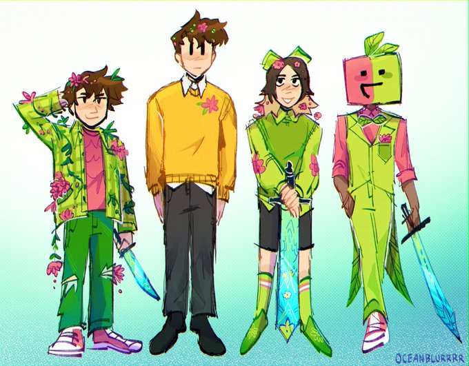 「green jacket standing」 illustration images(Popular)
