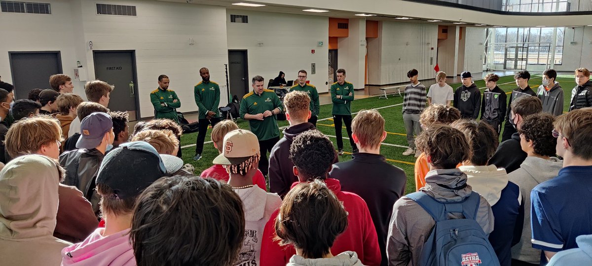 MarkusReinkens's tweet photo. Day 1 of @goteamsask Soccer ID Camp is underway. Thanks to @SoccerWeyburn for hosting! @SaskSoccerAssoc https://t.co/kRBdYlJMAw