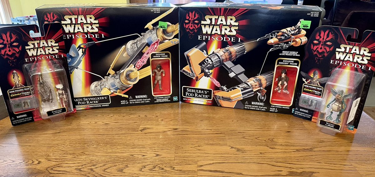 TheRealDFronz's tweet photo. My pick ups at #FreakToyz today, thought you would like these @thenerdrm #OnTheHunt #ThisIsPodracing #StarWars #ThePhantomMenace https://t.co/r9X2NSrLM7