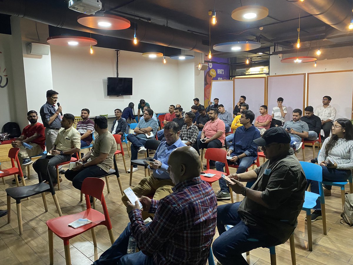 arpingajjar's tweet photo. Today's Top story: Ahmedabad Headlines @kumarmanish9: '#AhmTwitterMeetUp
A big round of applause for our support that mattered in organising this event in such short notice.
@DevX_Work and entire support team. @Efcee… https://t.co/sM4JZiz29y, see more https://t.co/C5ffYgVwTm