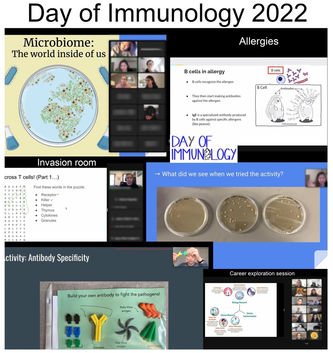 Yale’s first annual 🧬 Day of Immunology 🦠was today!! @YaleIBIO #gradstudents and #postdocs introduced 60+ @newhavenpublic1 students to #vaccines, #allergies and more! Thank you @YalePathways for your support! onha.yale.edu/event/day-immu… #STEM #outreach