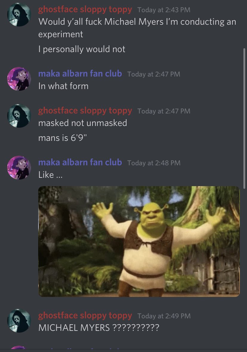 BeefarmB's tweet photo. Discord tomfoolery https://t.co/5SAIa7LWCC