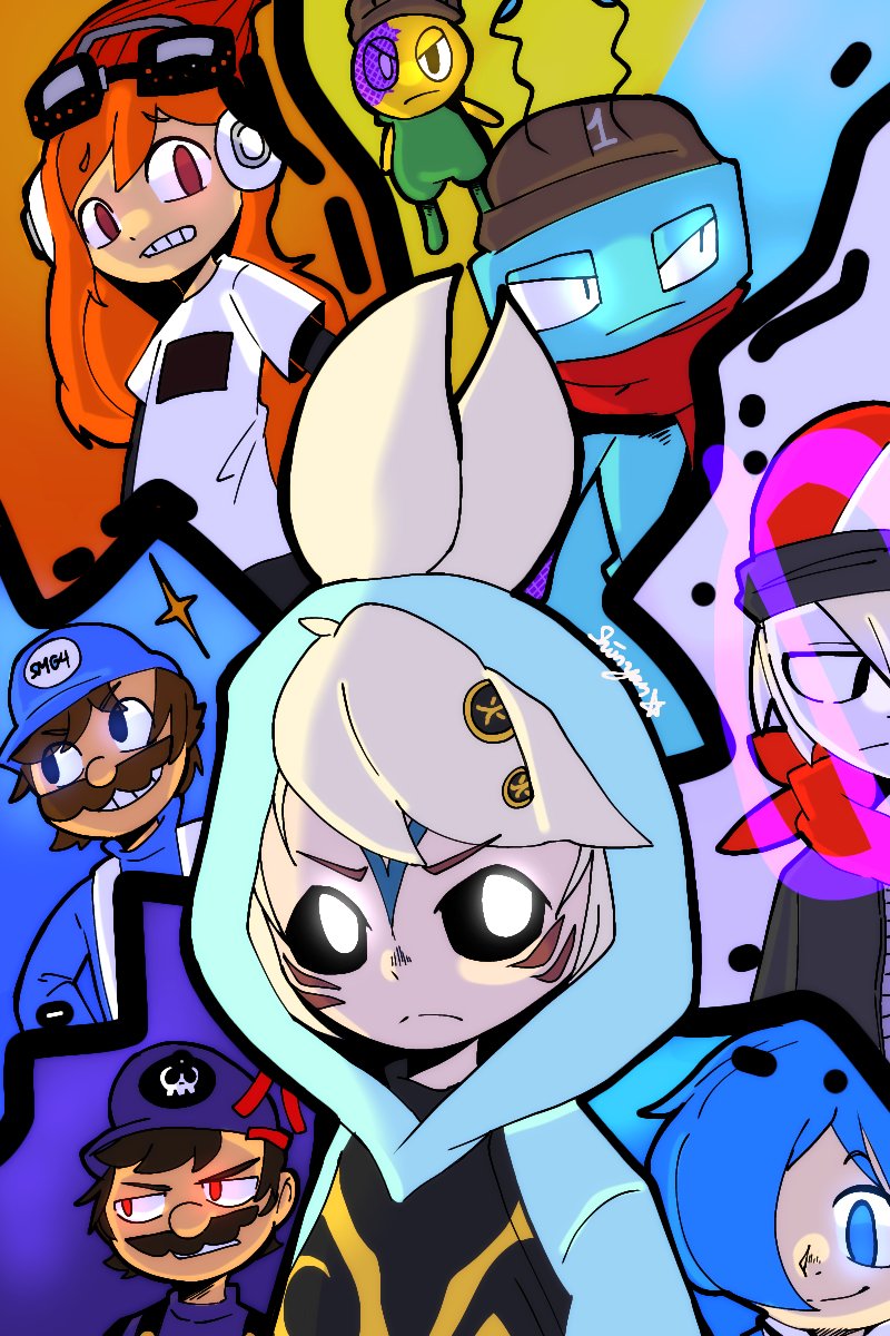 I've been wanting to do a fanart for SMG4 for at least 4 years and I tried my best anyway 😇😅
#SMG4 #smg4meggy #smg4melony #smg1 #smg0 #smg4niles