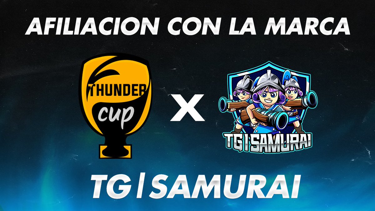 Thunder cup (@thundercup_cr) on Twitter photo Hacemos oficial la afiliación a la marca <a href="/TG_Samurai/">TG I SAMURAI</a> esperamos seguir creciendo y apoyando al competitivo de CR⚡ Hacemos oficial la afiliación a la marca <a href="/TG_Samurai/">TG I SAMURAI</a> esperamos seguir creciendo y apoyando al competitivo de CR⚡