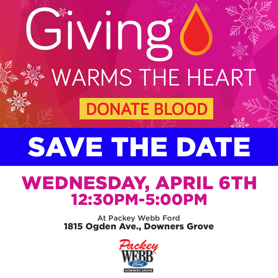 PackeyWebb's tweet image. Don't forget to save a life by dropping by Packey Webb Ford to donate blood 🩸✅
The event is happening Wednesday, April 6th, from 12:30 PM to 5:00 PM. If you don't feel comfortable, you can also stop by and cheer on all the heroes! 💪💪