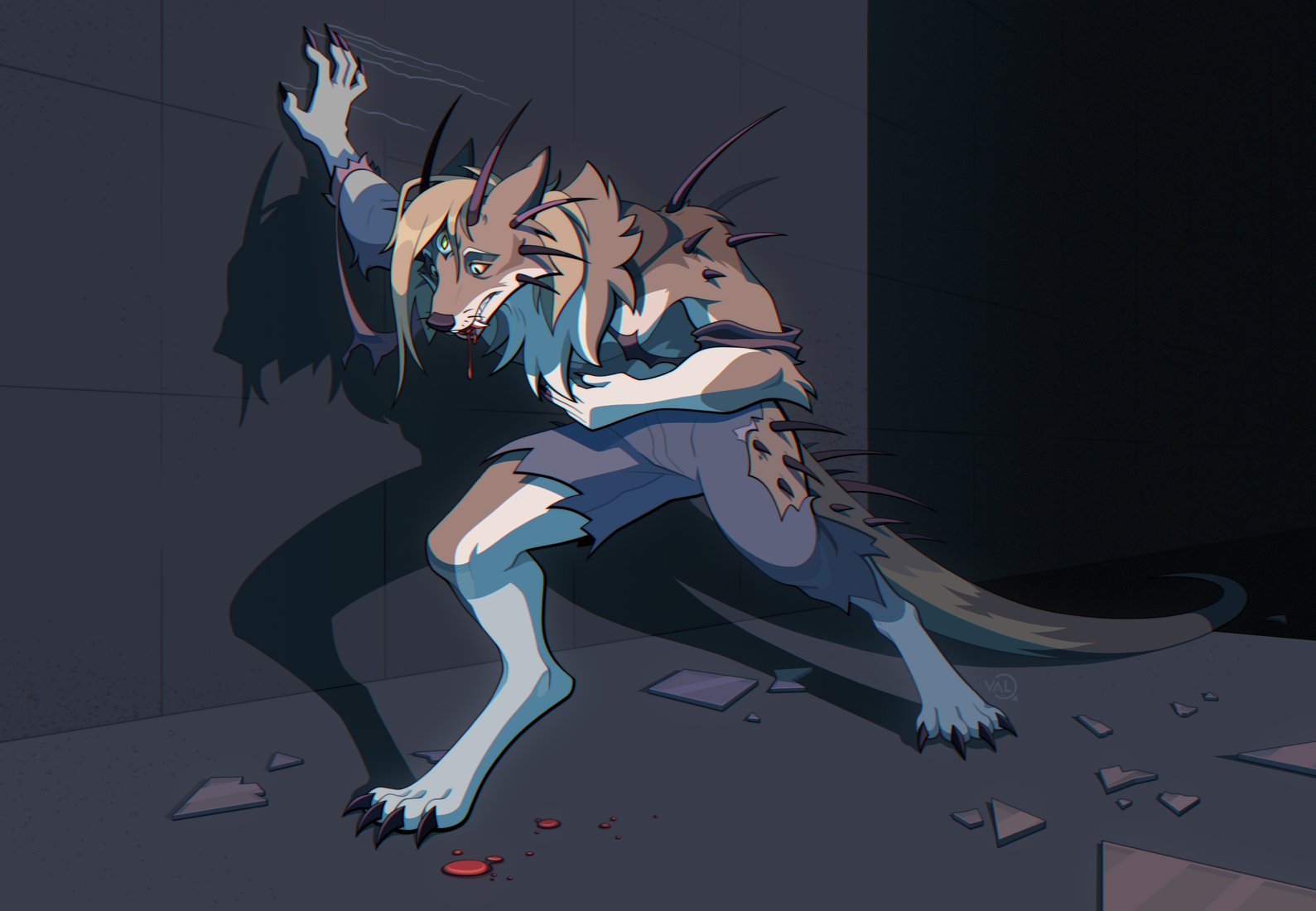 Cartoon Science Experiment Gone Wrong