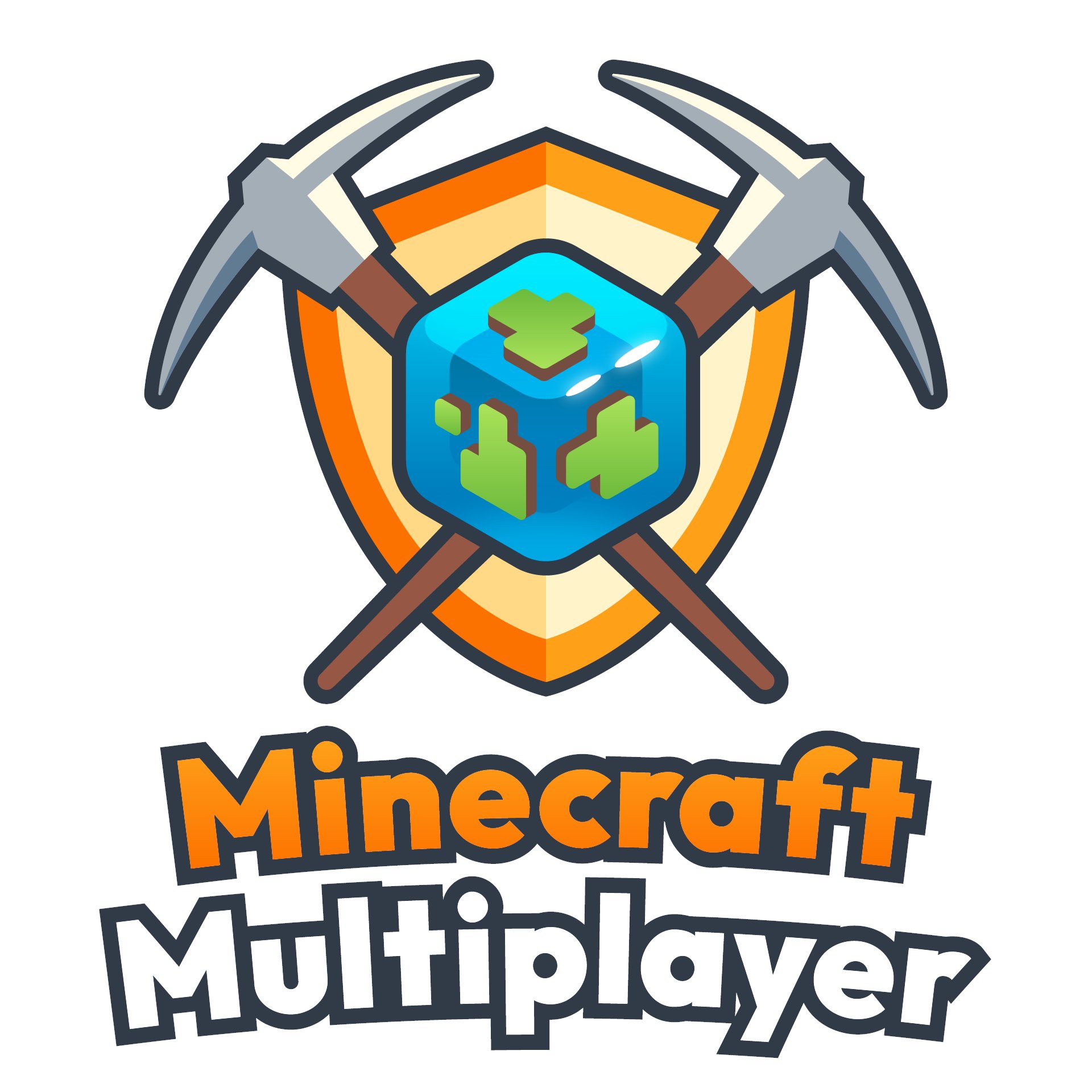 Minecraft Server Logo - 'Earth Cube' – Woodpunch's Graphics Shop
