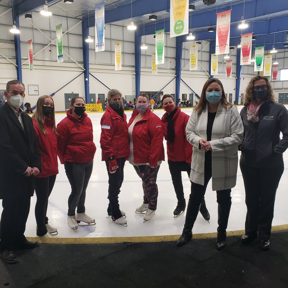 Pleased to represent <a href="/ONTrillium/">Ontario Trillium Foundation</a> today as <a href="/kwskatingclub/">K-W Skating Club</a> celebrates another learn to skate program! The foundation granted more than 100K to help keep the program operating.
