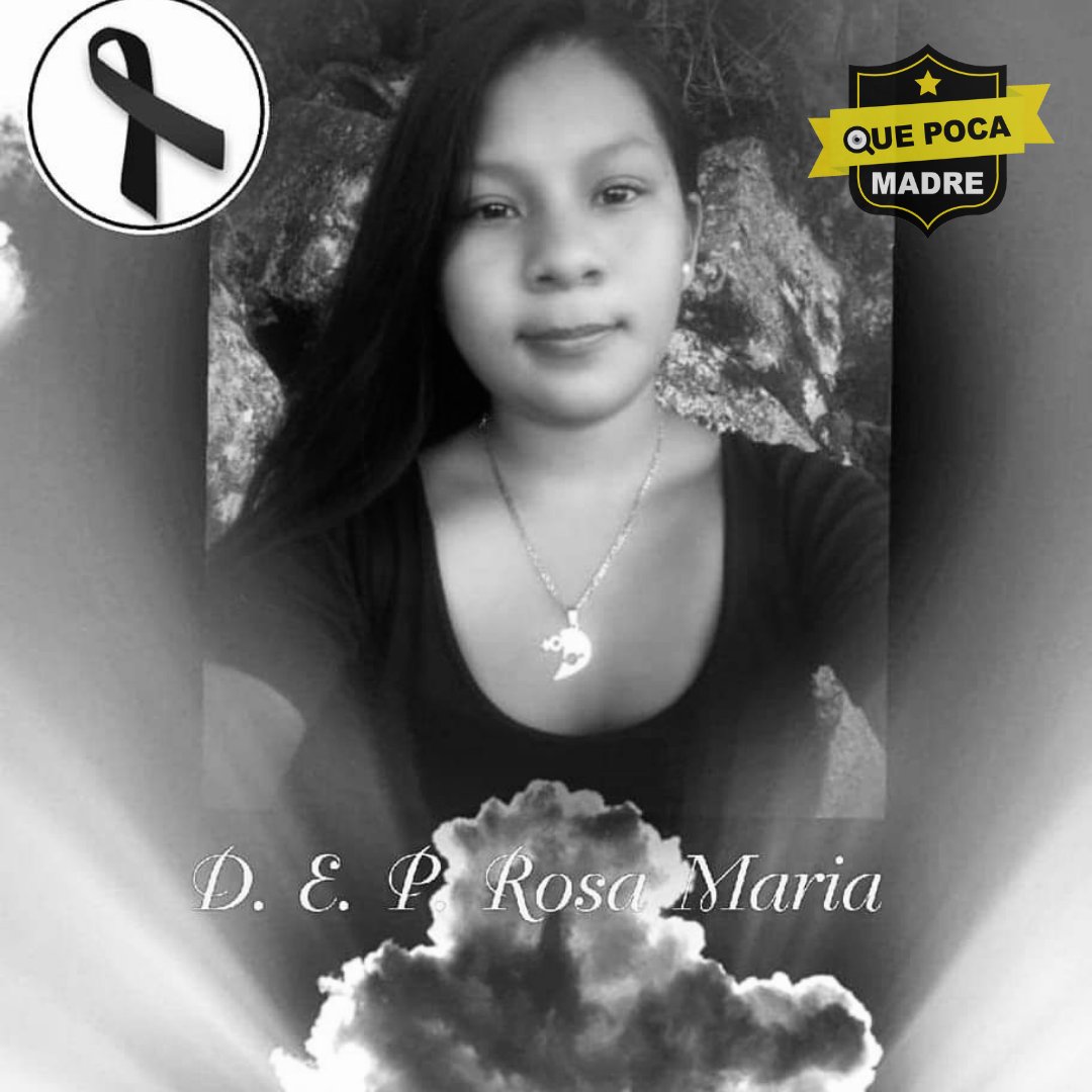 QuePocaMadre_Mx's tweet photo. LA ENCUENTRAN🚨🤬

Después de que su familia la buscara por 4 días en diferentes lugares, fue localiza sin vida a Rosa María, de 15 años de edad, en el pueblo mágico de #CuetzalandelProgreso, #Guerrero.
#QEPD #JusticiaparaRosa https://t.co/N09KztiY6r