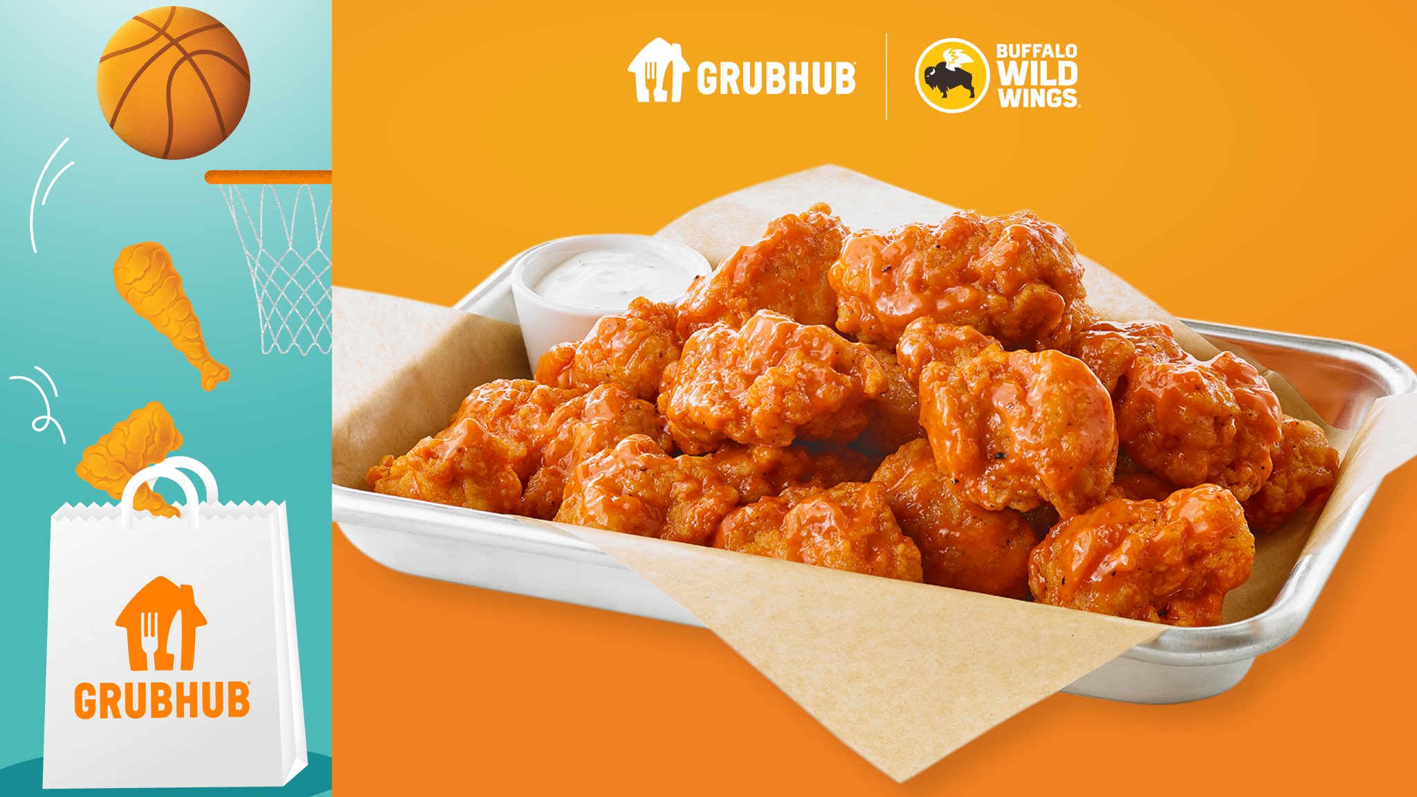 Grubhub on Twitter "Dunks on and off the court bwwings has the best