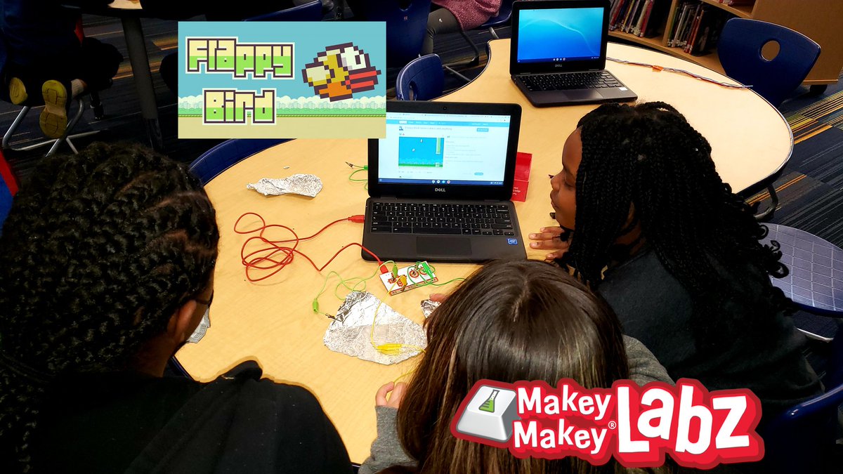 Whitwood2WEDG's tweet photo. Made my β€ happy watching my #2ndgraders learn about circuits using @makeymakey with their #5thGradebuddies! #makerspace #623STEM @ISD_623 #problemsolving #collaboration #communication https://t.co/Wqaj04H3i4