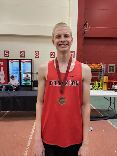 Congratulations to Braxton Walls who placed 7th at the Hoosier State Relays today in the high jump.  Braxton cleared 6' 2".
