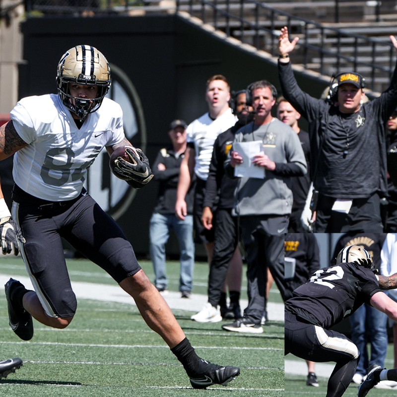 VandyFootball's tweet photo. Scrimmage scenes. 

#AnchorDown